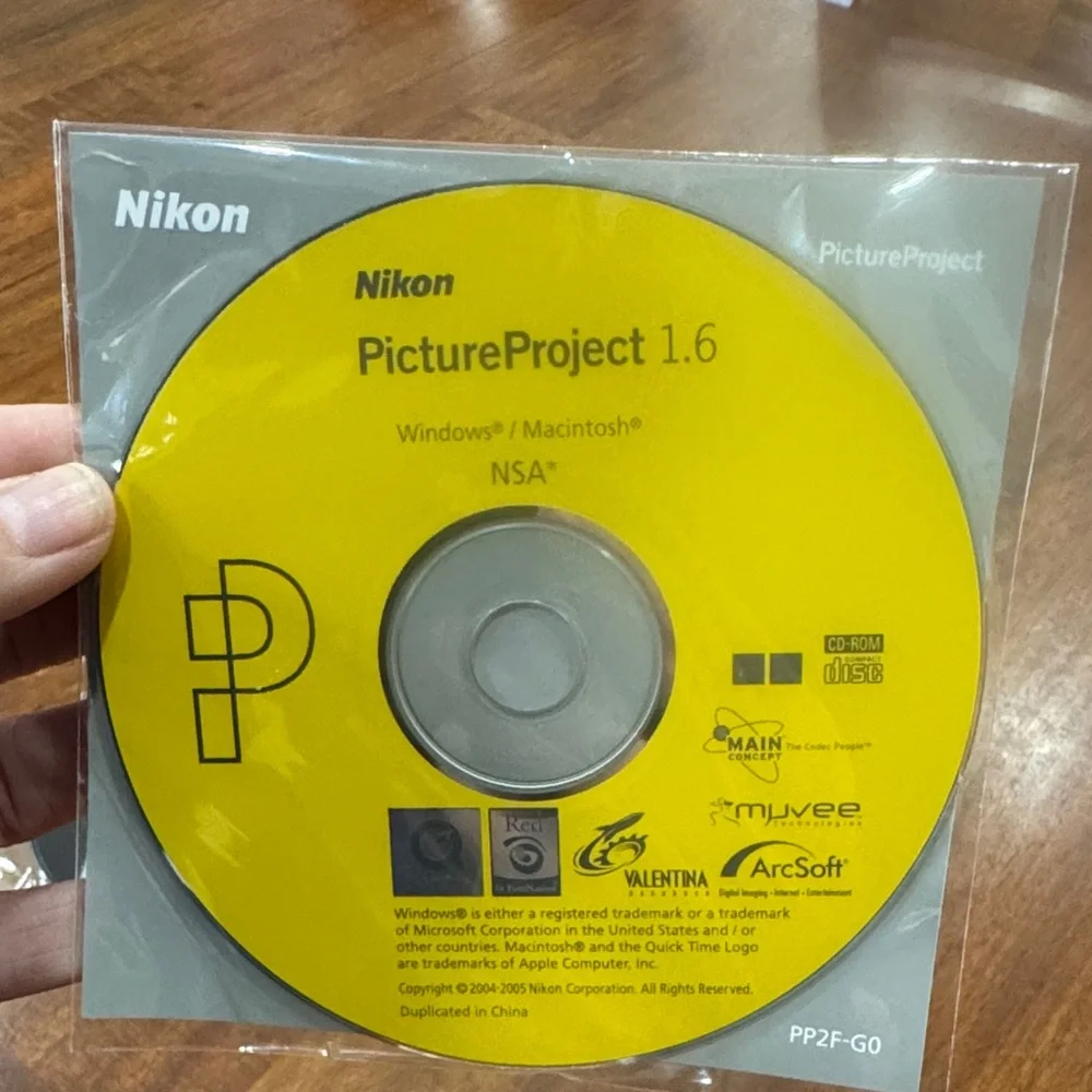 Bundle of Nikon Software Suite and PictureProject 1.6 CD Set - Black and Yellow